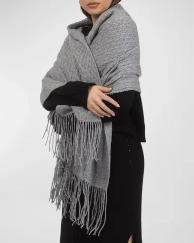 Gorski Knit Cashmere Scarf | Thumbnail 3