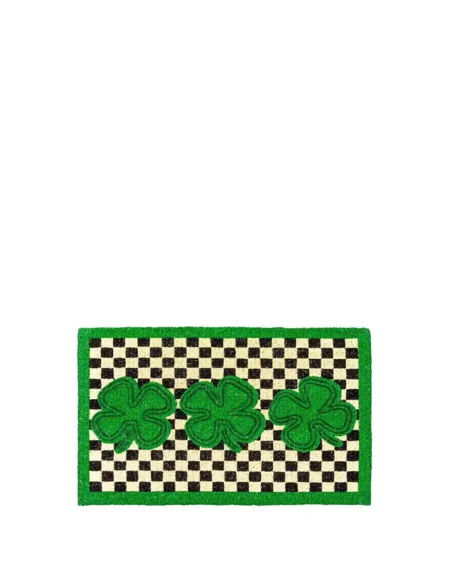 MacKenzie-Childs Lucky Clover Entrance Mat