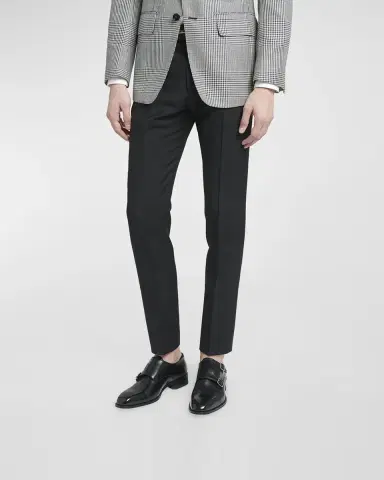 Tom Ford Men's Claydon Leather Double-Monk Strap Loafers | Thumbnail 2 Tom Ford Men's Claydon Leather Double-Monk Strap Loafers | Thumbnail 2