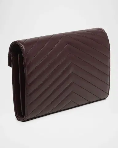 Saint Laurent Cassandre YSL Monogram Large Wallet on Chain in Smooth Leather | Thumbnail 8 Saint Laurent Cassandre YSL Monogram Large Wallet on Chain in Smooth Leather | Thumbnail 8