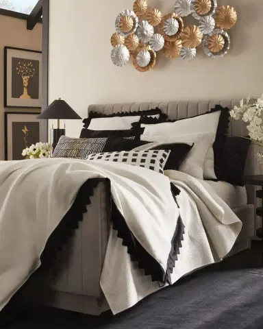 Callisto Home Einar Velvet Standard Sham | Thumbnail 1