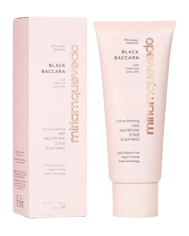 Miriam Quevedo Black Baccara Cellular Breathing Hair Multiplying Scrub Scalp Mask, 6.8 oz./200mL
