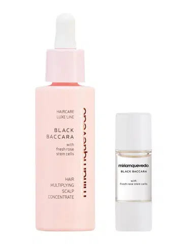 miriam quevedo Black Baccara Hair Multiplying Scalp Concentrate + Pre-Treatment Exfoliator | Thumbnail 1 miriam quevedo Black Baccara Hair Multiplying Scalp Concentrate + Pre-Treatment Exfoliator | Thumbnail 1