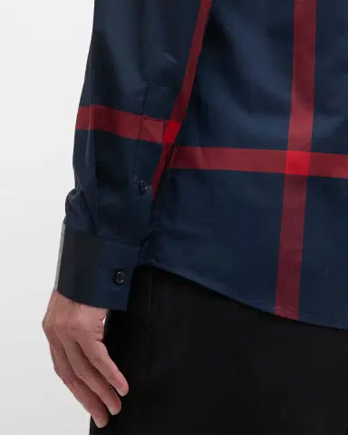 Burberry Men's Summerton Check Button-Down Shirt | Thumbnail 7