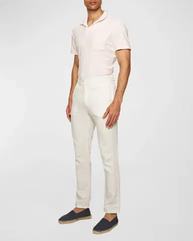 Orlebar Brown Men's Cornell Linen Pants | Thumbnail 2