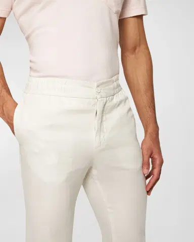 Orlebar Brown Men's Cornell Linen Pants | Thumbnail 4