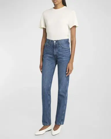 Co High-Rise Tapered Straight-Leg Denim Jeans | Thumbnail 2