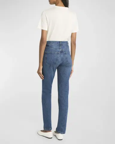 Co High-Rise Tapered Straight-Leg Denim Jeans | Thumbnail 3