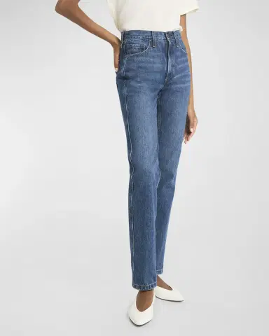 Co High-Rise Tapered Straight-Leg Denim Jeans | Thumbnail 6