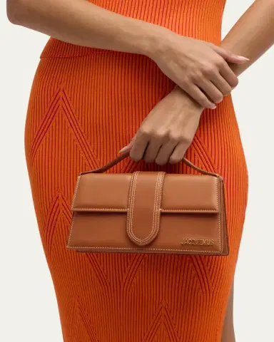 Jacquemus Le Grand Bambino Leather Crossbody Bag | Thumbnail 2 Jacquemus Le Grand Bambino Leather Crossbody Bag | Thumbnail 2