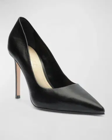 Schutz Lou Leather Stiletto Pumps | Thumbnail 2