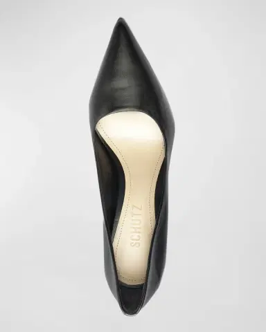 Schutz Lou Leather Stiletto Pumps | Thumbnail 4