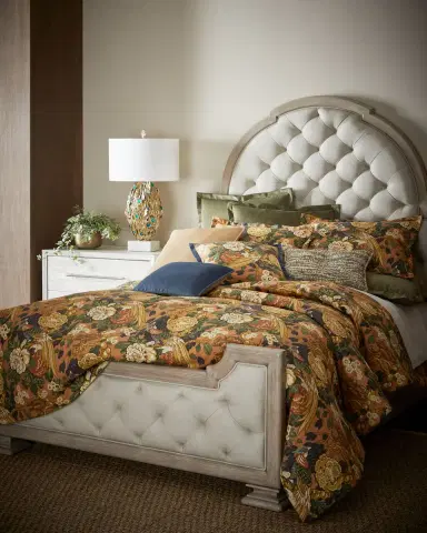 Sherry Kline Home Bryson Velvet Box Pleat Bed Skirt | Thumbnail 1