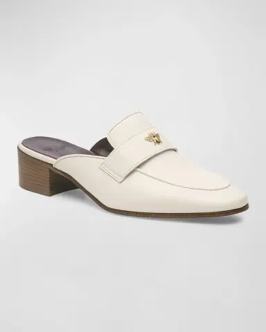 Bougeotte Leather Slided Loafer Mules | Thumbnail 2