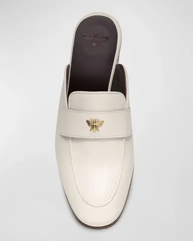 Bougeotte Leather Slided Loafer Mules | Thumbnail 3