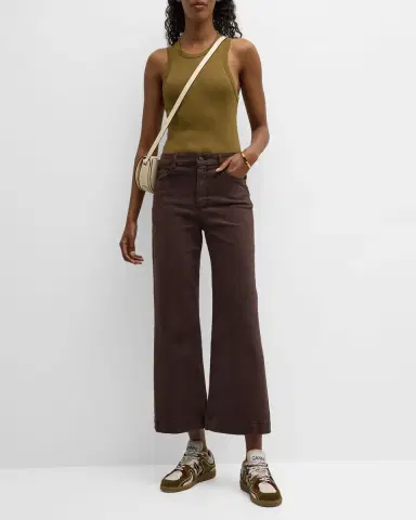 PAIGE Anessa Wide-Leg Crop Jeans | Thumbnail 2