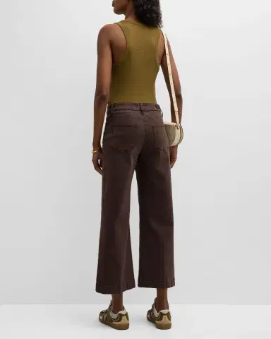 PAIGE Anessa Wide-Leg Crop Jeans | Thumbnail 3