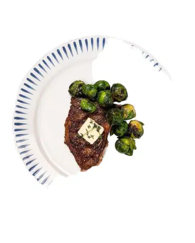 Juliska Sitio Stripe Delft Blue Dinner Plate | Thumbnail 1 Juliska Sitio Stripe Delft Blue Dinner Plate | Thumbnail 1