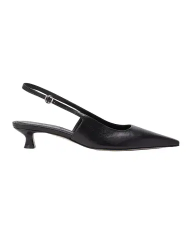 aeyde Catrina Leather Kitten-Heel Slingback Pumps | Thumbnail 1