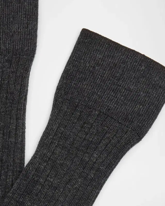 Men's 3-Pack Ribbed Crew Socks