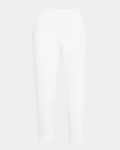 MAISON COMMON Mid-Rise Slim-Leg Ankle Cotton-Blend Pants | Thumbnail 1 MAISON COMMON Mid-Rise Slim-Leg Ankle Cotton-Blend Pants | Thumbnail 1