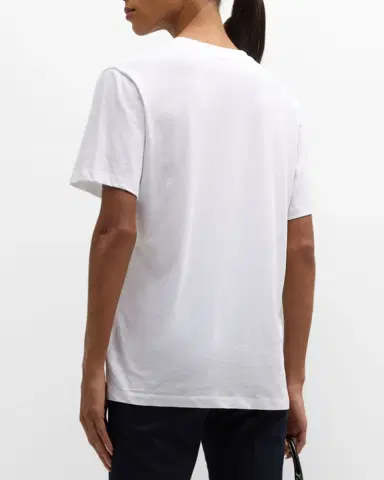 Joseph Short-Sleeve Crewneck Cotton Tee | Thumbnail 3 Joseph Short-Sleeve Crewneck Cotton Tee | Thumbnail 3