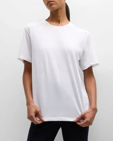 Joseph Short-Sleeve Crewneck Cotton Tee | Thumbnail 6 Joseph Short-Sleeve Crewneck Cotton Tee | Thumbnail 6