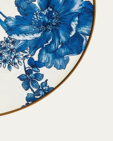 MacKenzie-Childs Royal English Garden Enamel Salad/Dessert Plate | Thumbnail 2 MacKenzie-Childs Royal English Garden Enamel Salad/Dessert Plate | Thumbnail 2