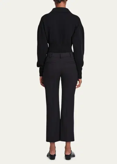 Proenza Schouler Marlene Tropical Wool Kick-Flare Pants | Thumbnail 3 Proenza Schouler Marlene Tropical Wool Kick-Flare Pants | Thumbnail 3