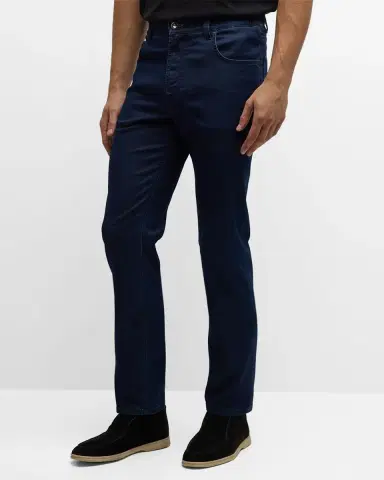 Stefano Ricci Men's Tapered Denim Jeans | Thumbnail 4 Stefano Ricci Men's Tapered Denim Jeans | Thumbnail 4