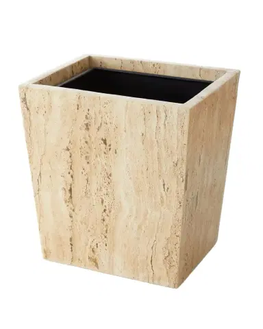 Pigeon & Poodle Bowen Rectangle Wastebasket, Natural | Thumbnail 1