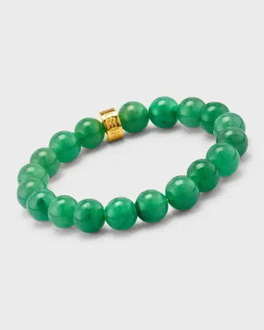 NEST Jewelry Jade Aventurine Stretch Bracelet | Thumbnail 2