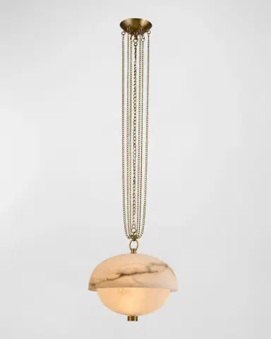 Allegri Crystal by Kalco Lighting Volterra LED Pendant Light, 17" | Thumbnail 2 Allegri Crystal by Kalco Lighting Volterra LED Pendant Light, 17" | Thumbnail 2