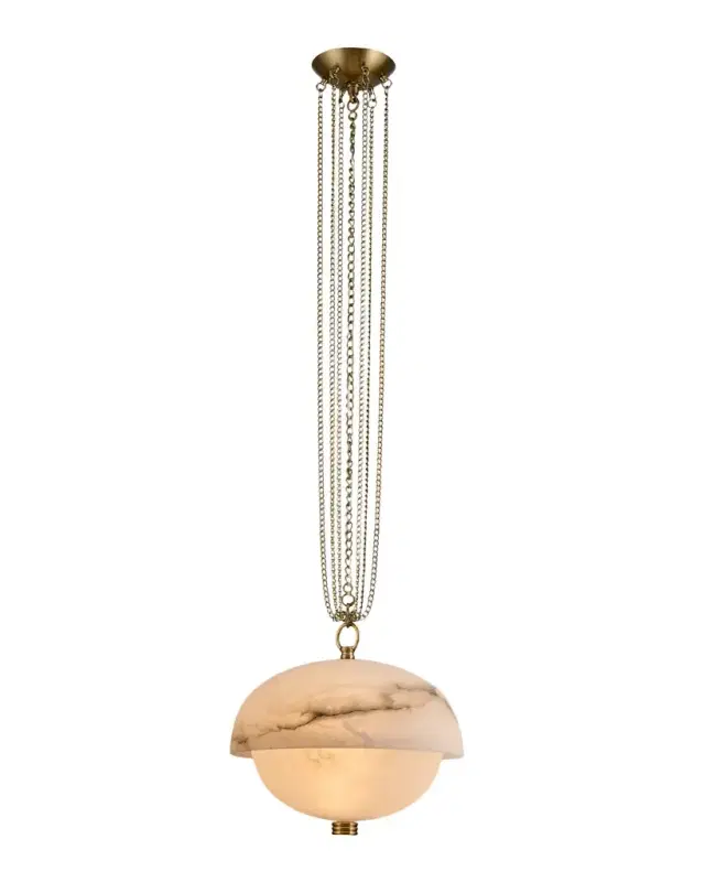 Allegri Crystal by Kalco Lighting Volterra LED Pendant Light, 17"