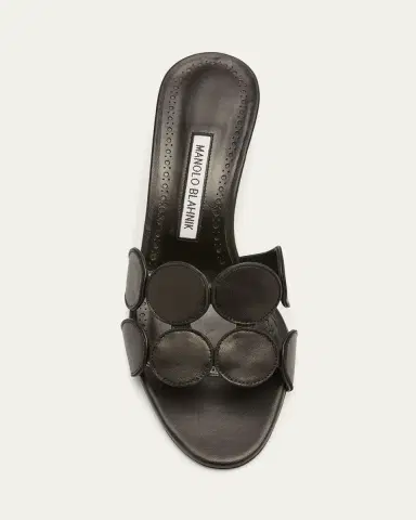 Manolo Blahnik Haribalmu Leather Slide Sandals | Thumbnail 5