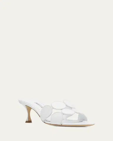 Manolo Blahnik Haribalmu Leather Slide Sandals | Thumbnail 7