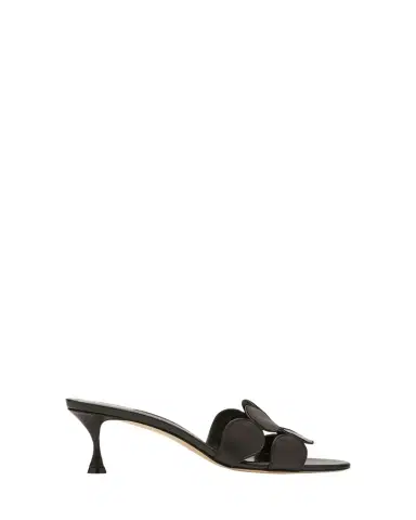 Manolo Blahnik Haribalmu Leather Slide Sandals | Thumbnail 1
