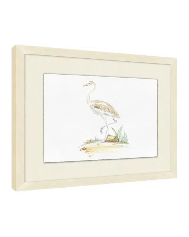 Wendover Art Group "Heron Stance 1" Giclee
