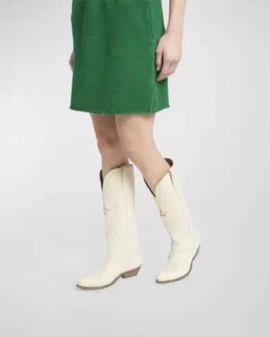 Golden Goose Wish Star Knee Leather Cowboy Boots | Thumbnail 2 Golden Goose Wish Star Knee Leather Cowboy Boots | Thumbnail 2