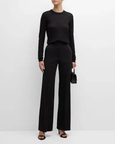 Joseph Morissey High-Rise Stretch Wool Pants | Thumbnail 2