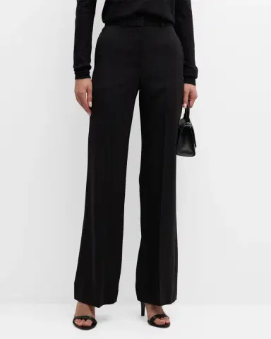 Joseph Morissey High-Rise Stretch Wool Pants | Thumbnail 4