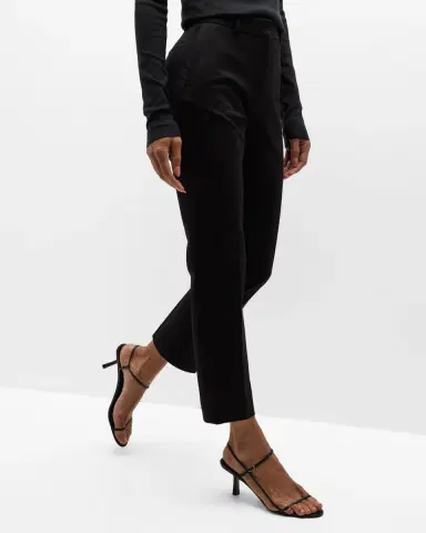 Joseph Coleman Cropped High-Rise Gabardine Pants | Thumbnail 6 Joseph Coleman Cropped High-Rise Gabardine Pants | Thumbnail 6