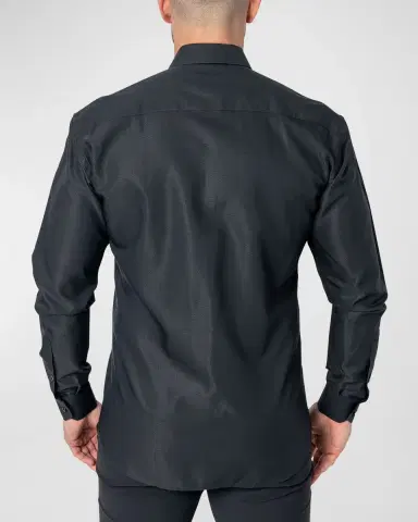 Maceoo Men's Fibonacci Textured Sport Shirt | Thumbnail 2