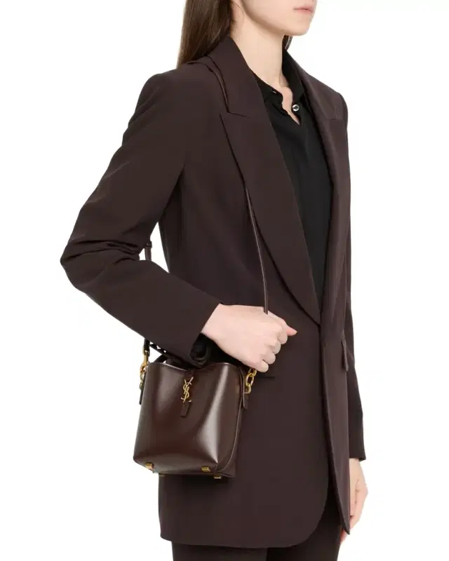 Le 37 Mini YSL Bucket Bag in Smooth Leather