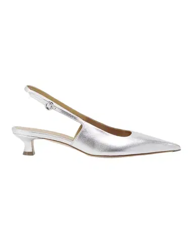 Aeyde Catrina Leather Kitten-Heel Slingback Pumps | Thumbnail 1