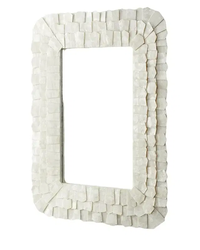 Neiman Marcus Layered Capiz Mirror - 50"