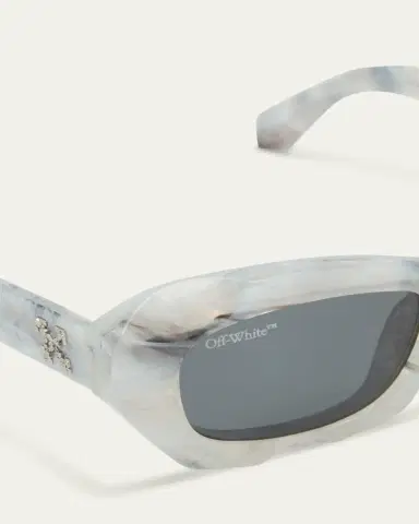 Off-White Men's Venezia Acetate Rectangle Sunglasses | Thumbnail 4