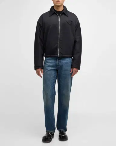 Bottega Veneta Men 's Padded Nylon Tech Jacket | Thumbnail 2 Bottega Veneta Men 's Padded Nylon Tech Jacket | Thumbnail 2