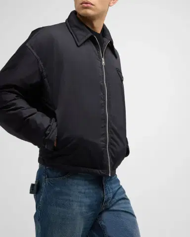 Bottega Veneta Men 's Padded Nylon Tech Jacket | Thumbnail 7 Bottega Veneta Men 's Padded Nylon Tech Jacket | Thumbnail 7