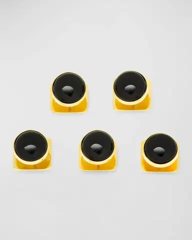 Cufflinks, Inc. Men's Black Onyx Cufflink 5-Stud Set | Thumbnail 3 Cufflinks, Inc. Men's Black Onyx Cufflink 5-Stud Set | Thumbnail 3
